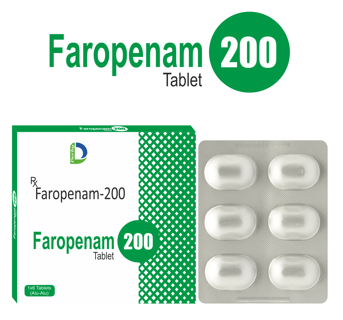 FAROPENAM-200 tablet pack — Derby Lifescience