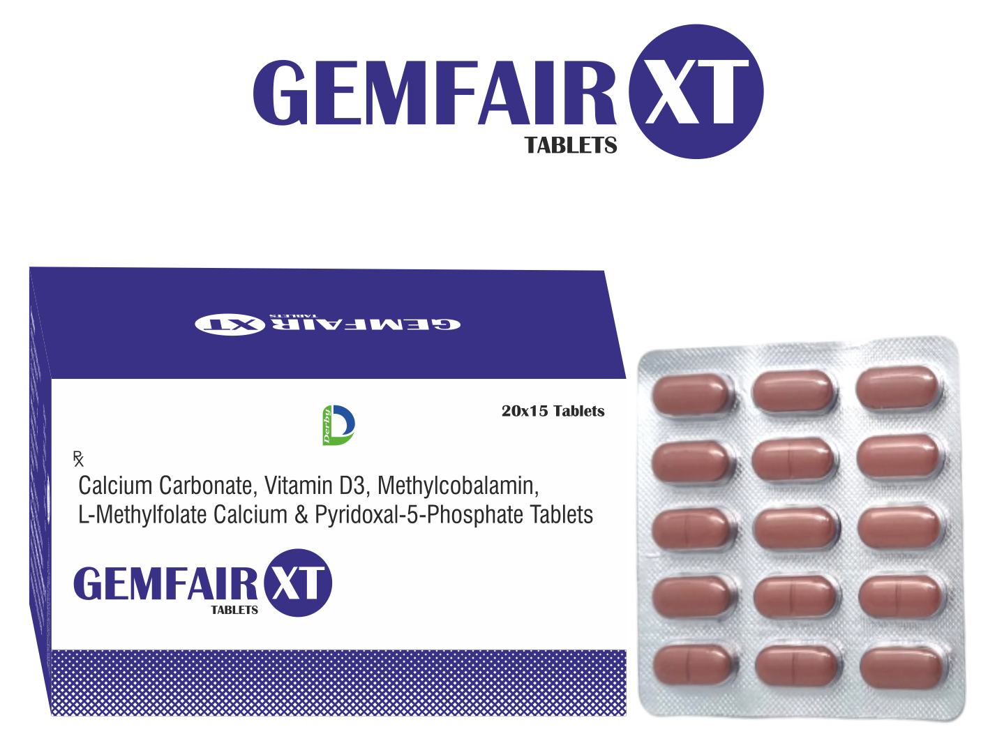 GEMFAIR-XT tablet pack — Derby Lifescience