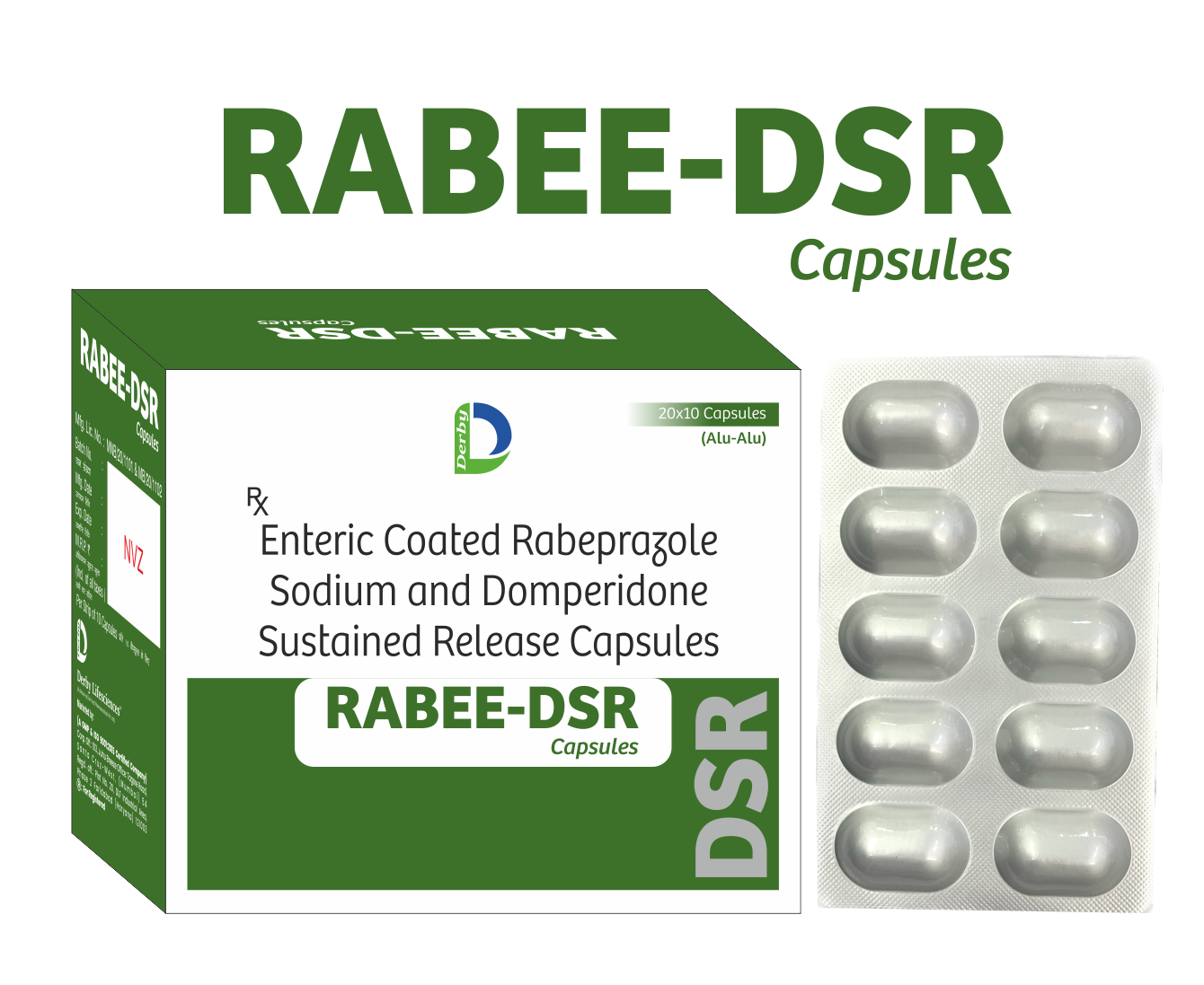 RABEE-DSR capsule pack — Derby Lifescience