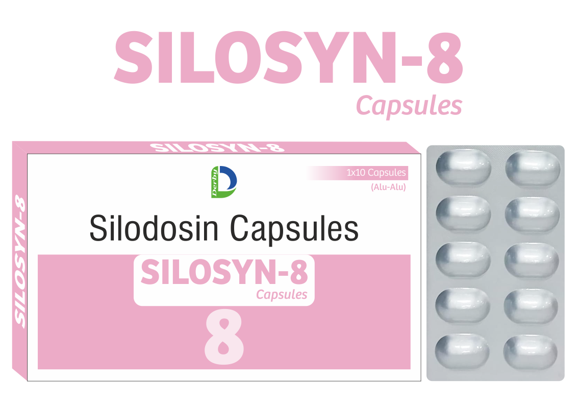 SILOSYN-8 capsule pack — Derby Lifescience