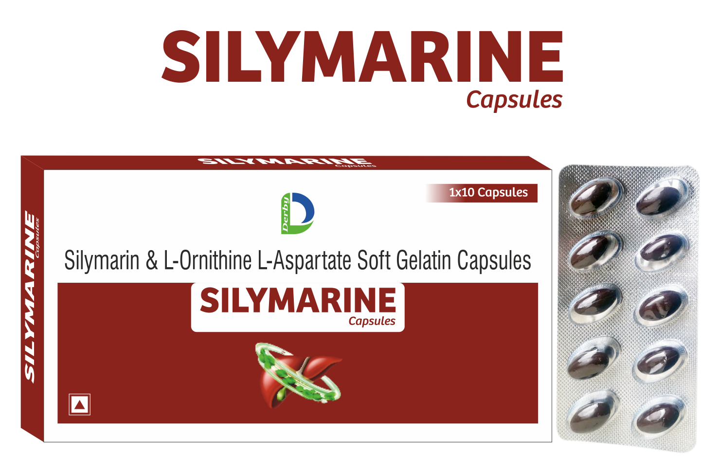 SILYMARINE capsule pack — Derby Lifescience