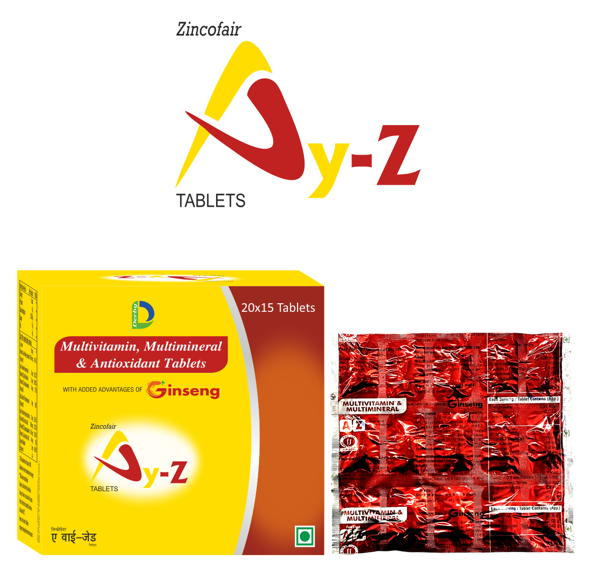 ZINCOFAIR-AY-Z tablet pack — Derby Lifescience